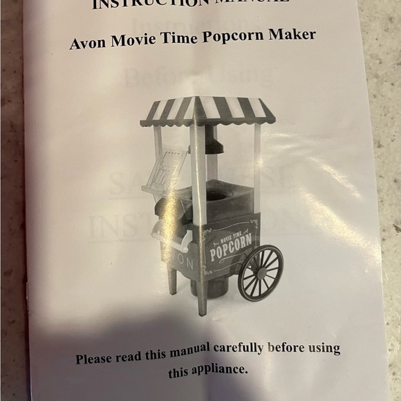 Avon nostalgic, popcorn popper with 4 containers never used - Picture 4 of 5